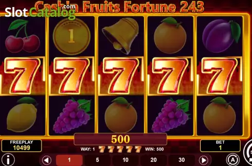 Скрин3. Cash'n Fruits Fortune 243 слот