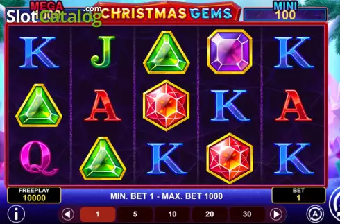 Скрин2. Christmas Gems Hold & Win слот
