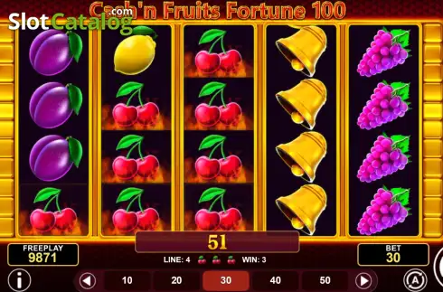 Скрин3. Cash'n Fruits Fortune 100 слот