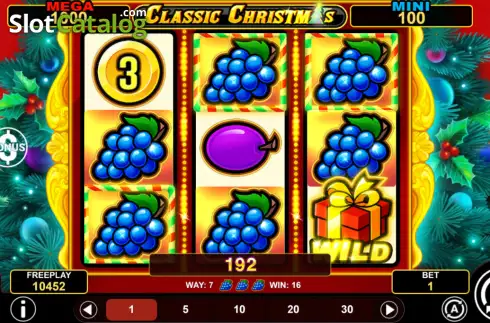 Скрин2. Classic Christmas Hold & Win слот