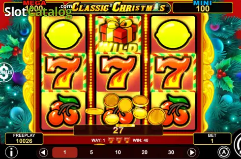 Скрин3. Classic Christmas Hold & Win слот