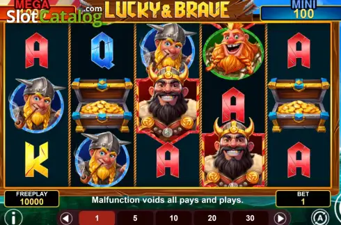Скрин2. Lucky & Brave Hold & Win слот