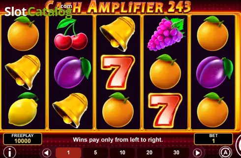 Скрин2. Cash Amplifier 243 слот