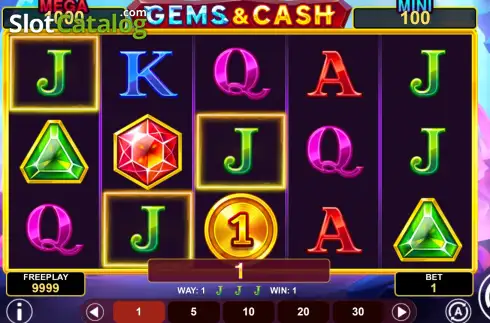 Скрин3. Gems and Cash Win Spins слот