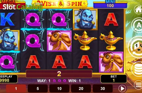 Скрин3. Wish And Spin Hold And Win слот