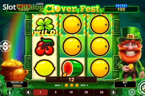 Скрин3. Clover Fest Hold & Win слот