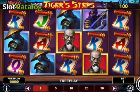 Скрин2. Tiger's Steps Hold & Win слот