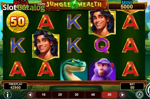 Скрин2. Jungle Wealth Hold And Win слот