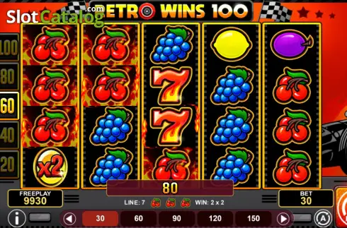 Скрин3. Retro Wins 100 слот