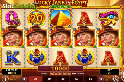 Скрин3. Lucky Jane in Egypt Fortune слот