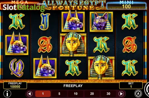 Скрин2. Allways Egypt Fortune слот