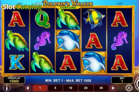 Скрин2. Dolphin's Wealth Fortune слот