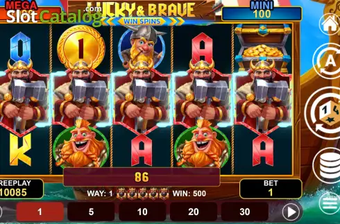 Скрин3. Lucky And Brave Win Spins слот