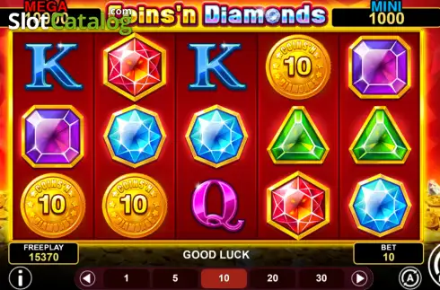 Скрин2. Coins'n Diamonds Fortune слот