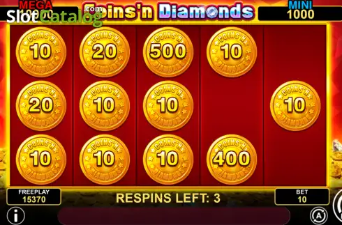 Скрин3. Coins'n Diamonds Fortune слот