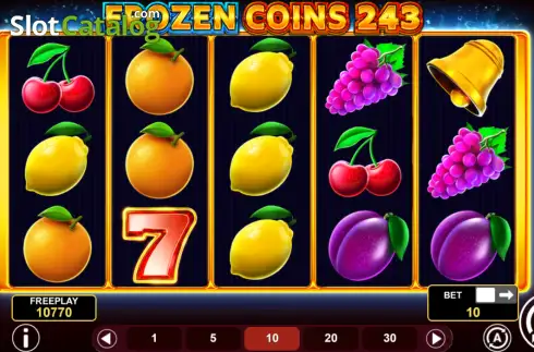 Скрин3. Frozen Coins 243 слот