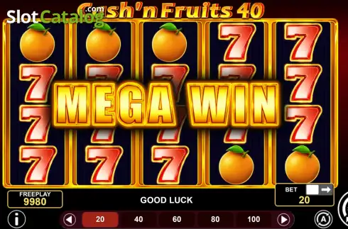 Скрин3. Cash'n Fruits 40 слот