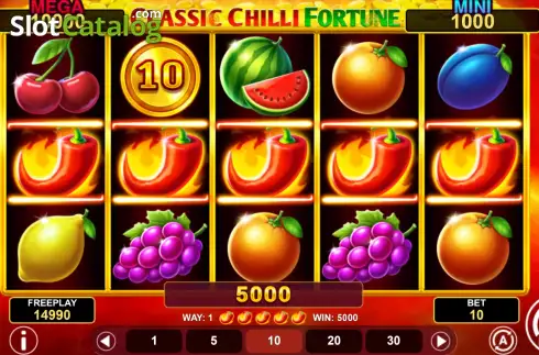 Скрин3. Classic Chilli Fortune слот