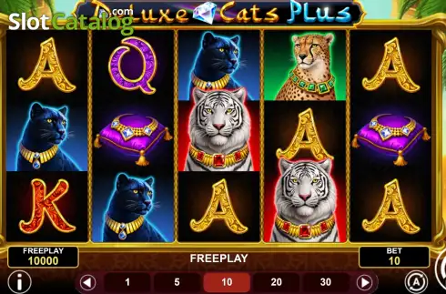 Скрин2. Deluxe Cats Plus слот