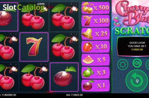 Скрин3. Cherry Blast Scratch слот
