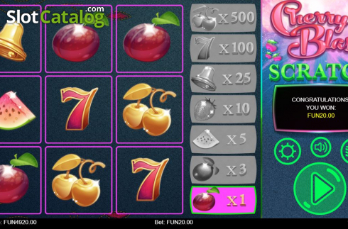 Скрин5. Cherry Blast Scratch слот