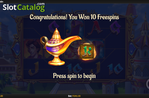 Скрин6. Lamp of Aladdin слот