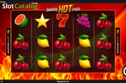 Скрин2. Smoking Hot Fruits слот