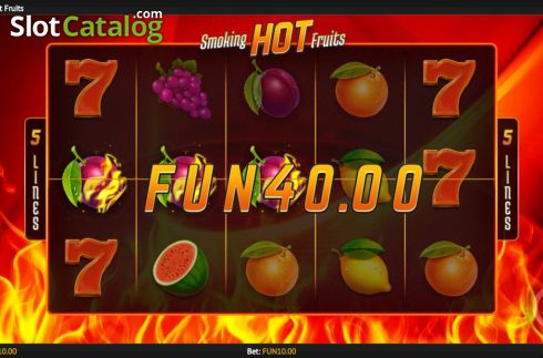 Скрин3. Smoking Hot Fruits слот
