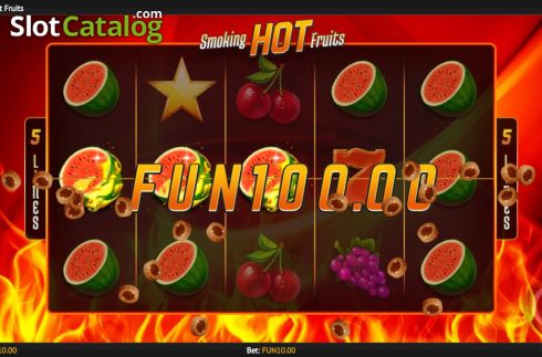 Скрин5. Smoking Hot Fruits слот