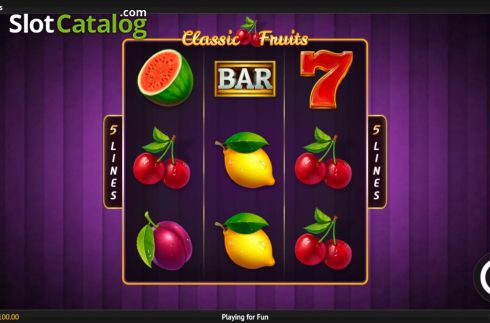 Скрин2. Classic Fruits слот