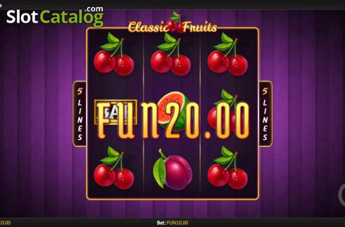 Скрин3. Classic Fruits слот