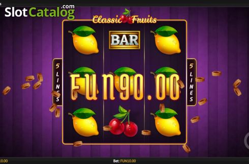 Скрин6. Classic Fruits слот