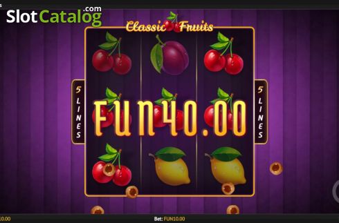 Скрин7. Classic Fruits слот