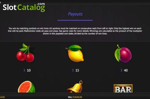 Скрин8. Classic Fruits слот