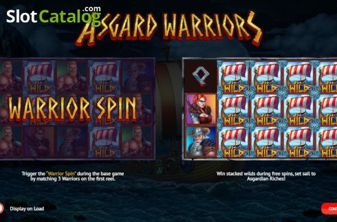 Скрин2. Asgard Warriors слот