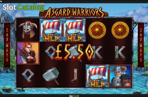Скрин5. Asgard Warriors слот
