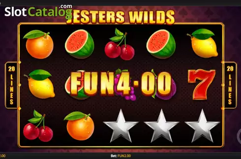 Скрин8. Jesters Wilds слот