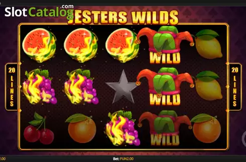 Скрин6. Jesters Wilds слот