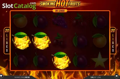 Скрин4. Smoking Hot Fruits 20 слот
