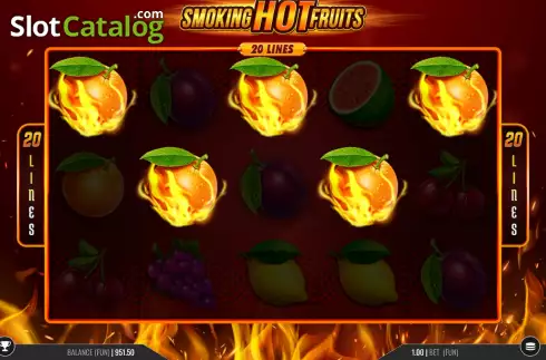 Скрин7. Smoking Hot Fruits 20 слот