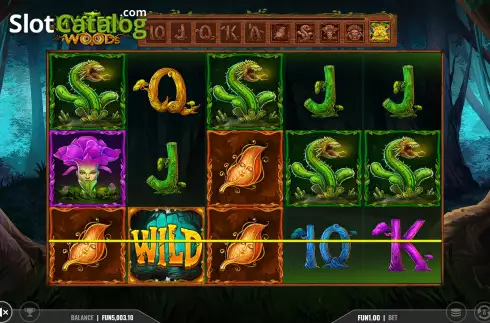 Скрин4. Mystery Woods слот