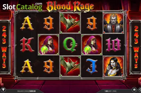 Скрин3. Blood Rage слот