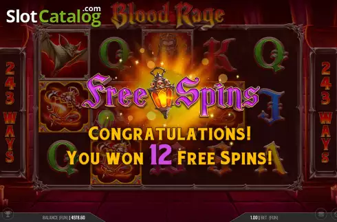 Скрин7. Blood Rage слот
