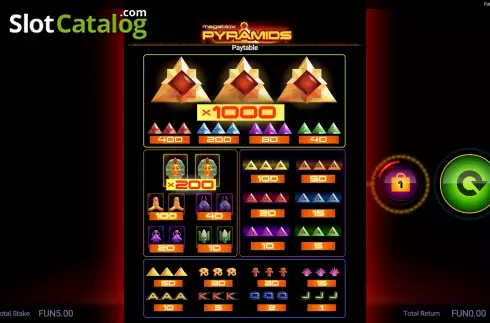 Скрин7. Megablox Pyramids слот