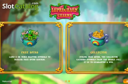 Скрин2. Leprechaun Charms слот