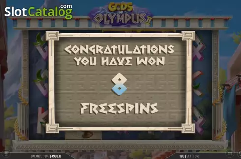 Скрин7. Gods of Olympus 2 слот