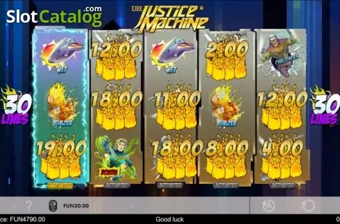Скрин8. The Justice Machine слот