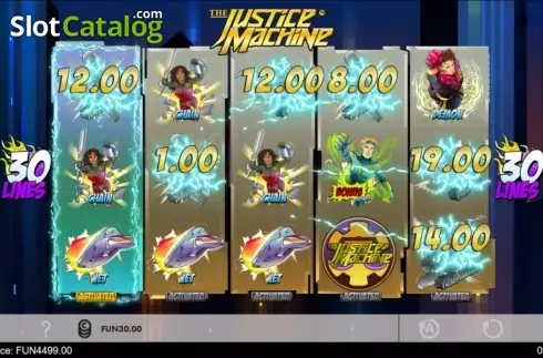 Скрин9. The Justice Machine слот