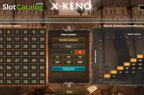 Скрин2. X-Keno (1xGames) слот
