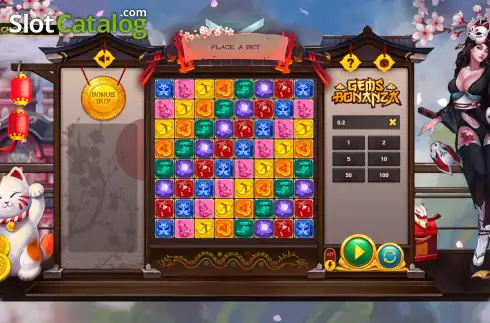 Скрин2. Gems Bonanza (1xGames) слот